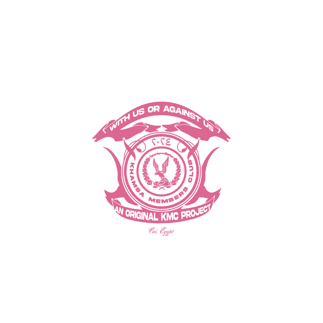 with us or aginst us tee (white-pink)