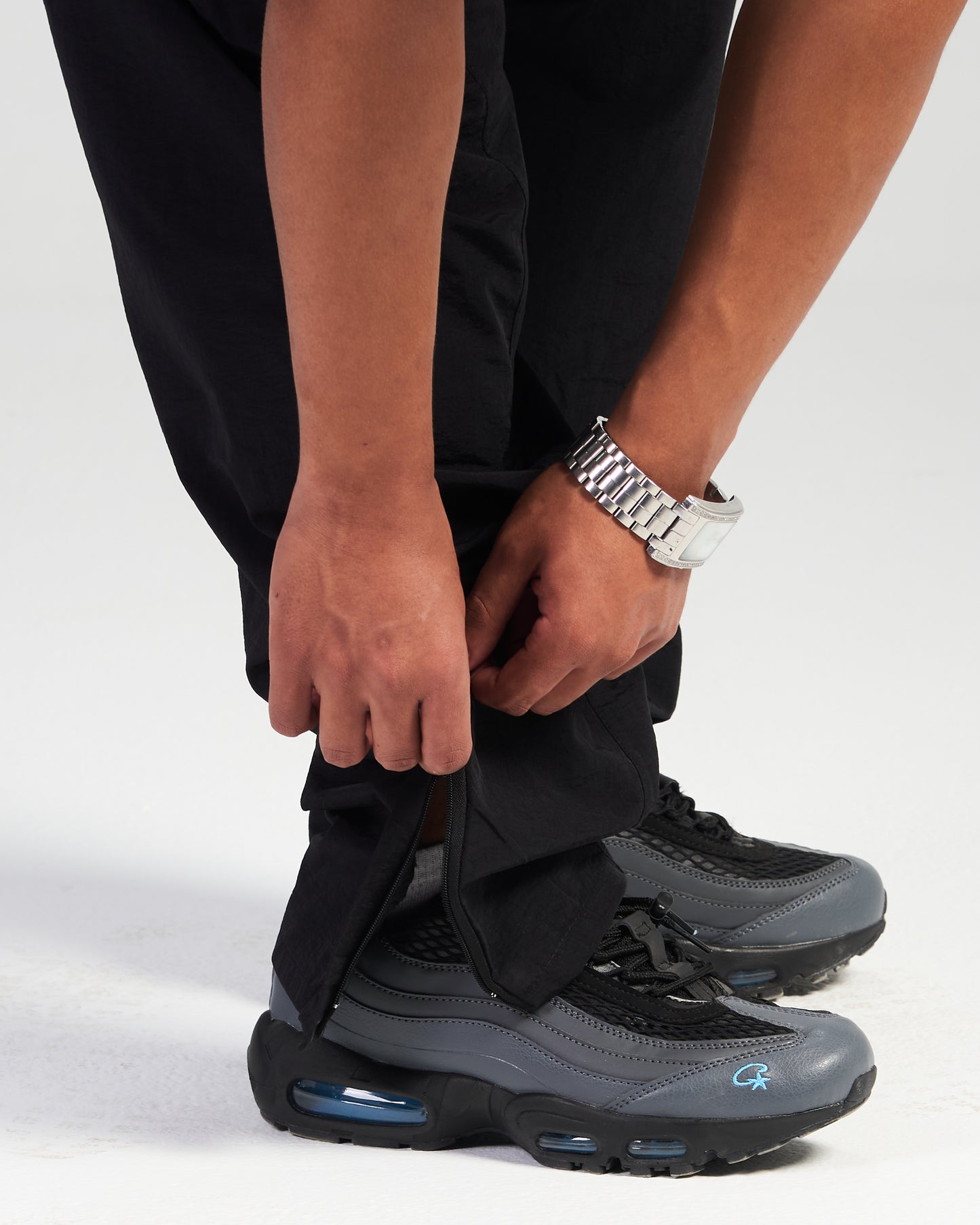 khamsa summer track pants (black)