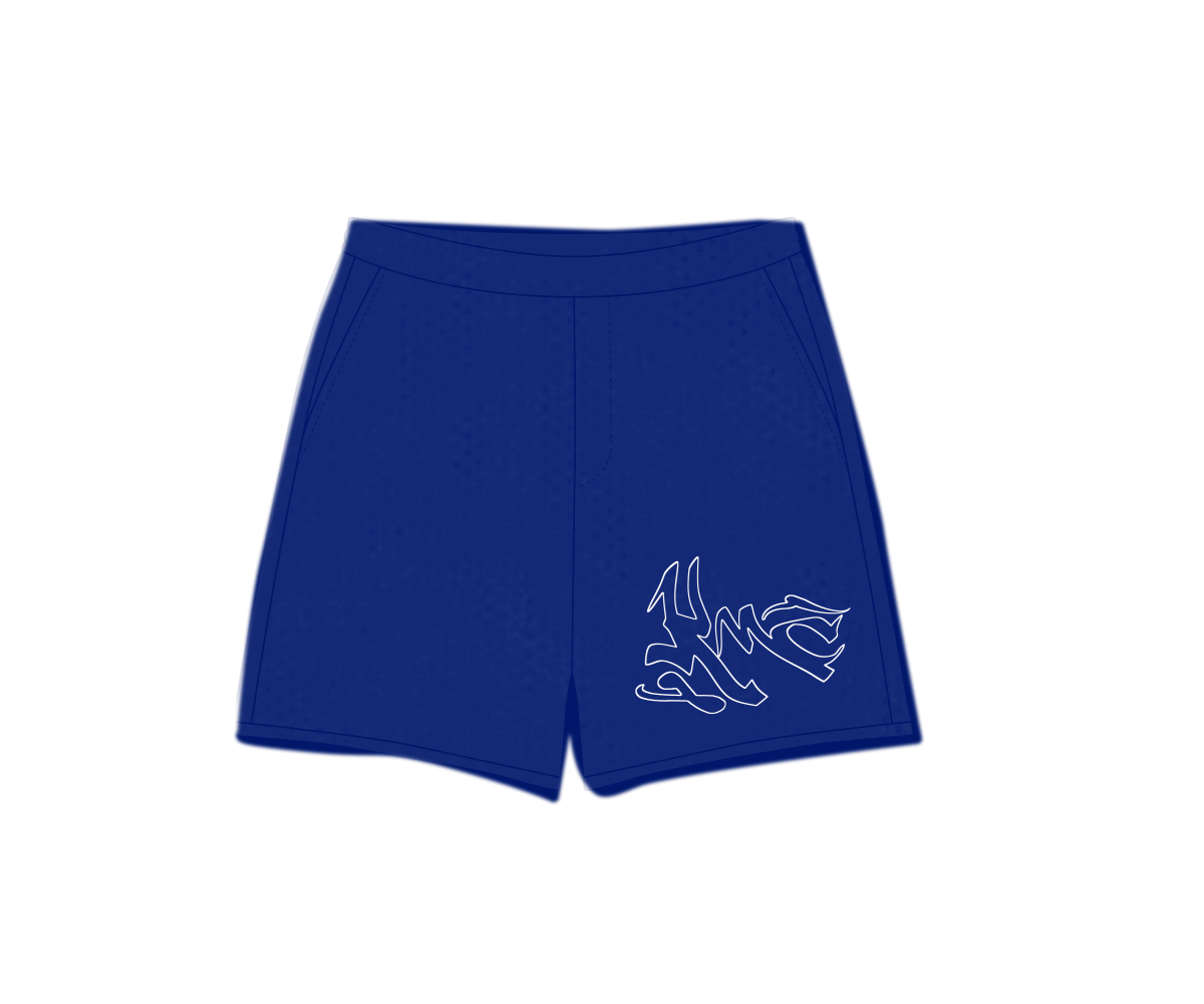 khamsa shorts (blue)