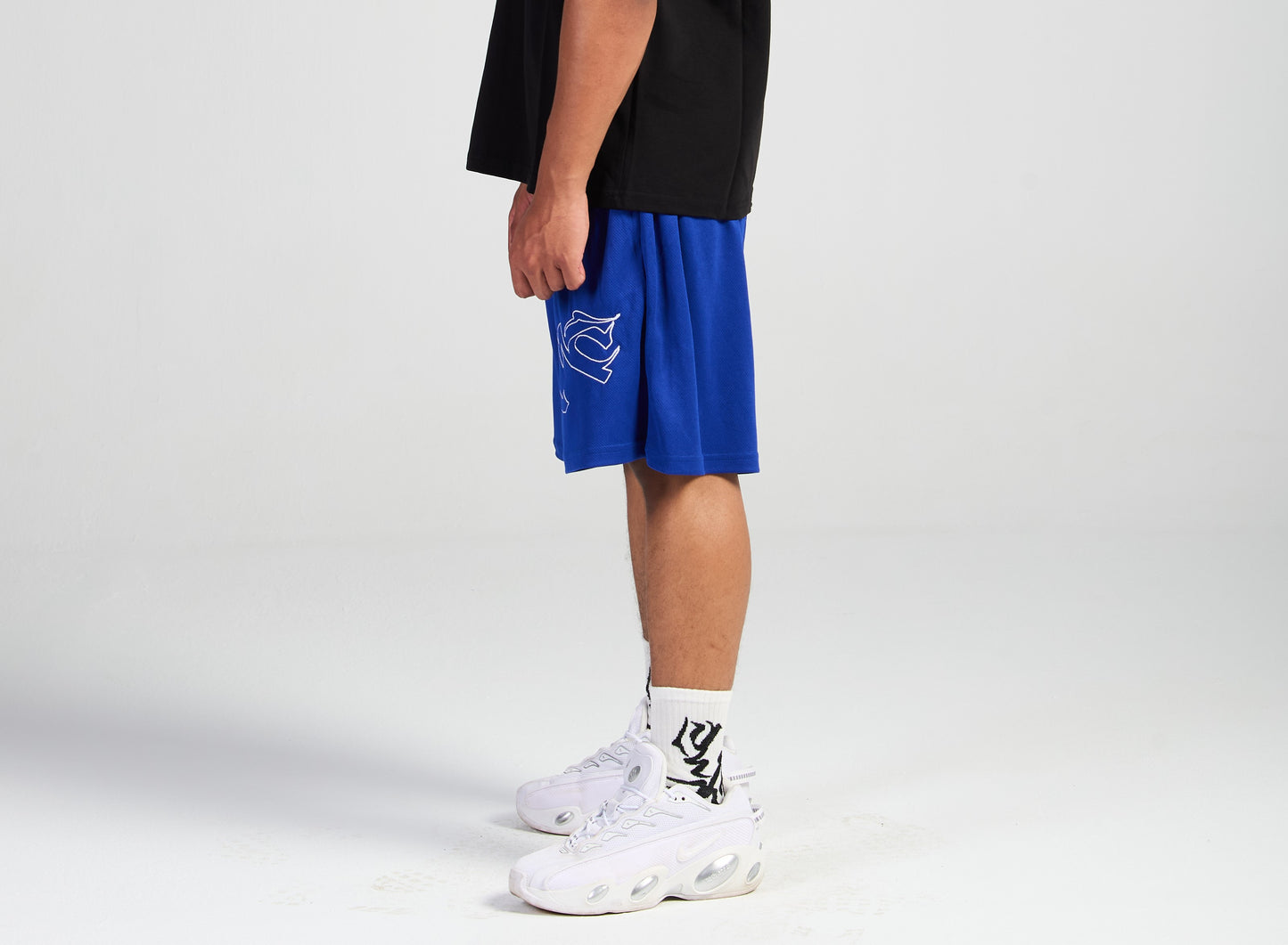 khamsa shorts (blue)
